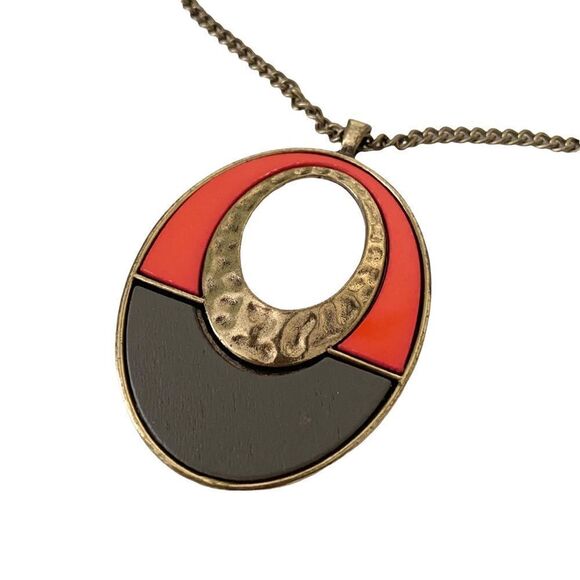 Boho Long Necklace in Vintage Tone - Picture 2 of 4